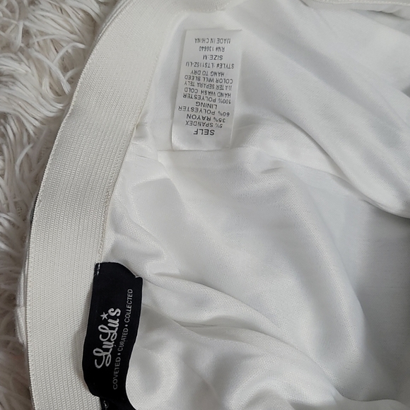 Lulu's cropped top striped skirt set - Picture 7 of 9